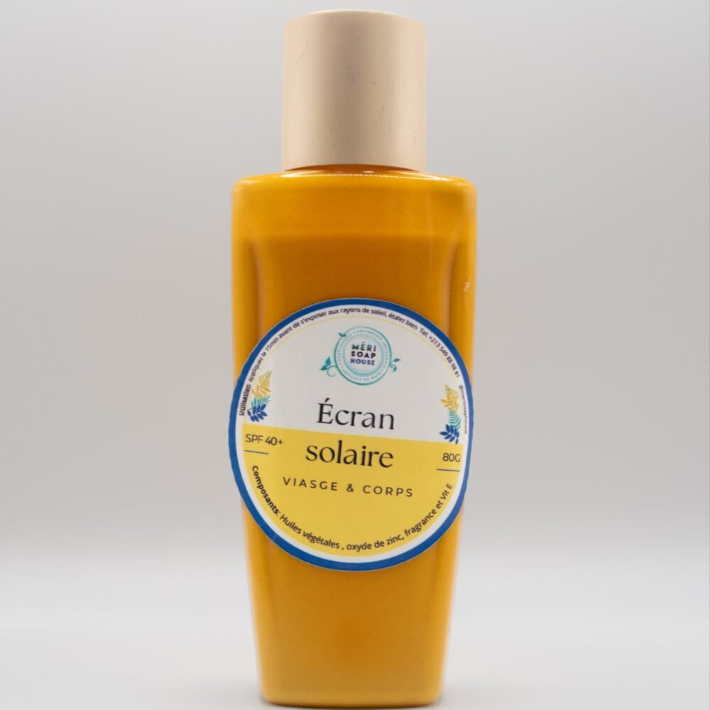 écran solaire SPF 40+
