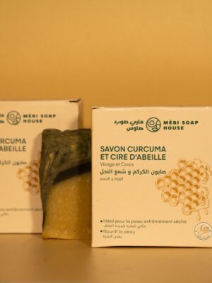 savon curcuma et cire d'abeille