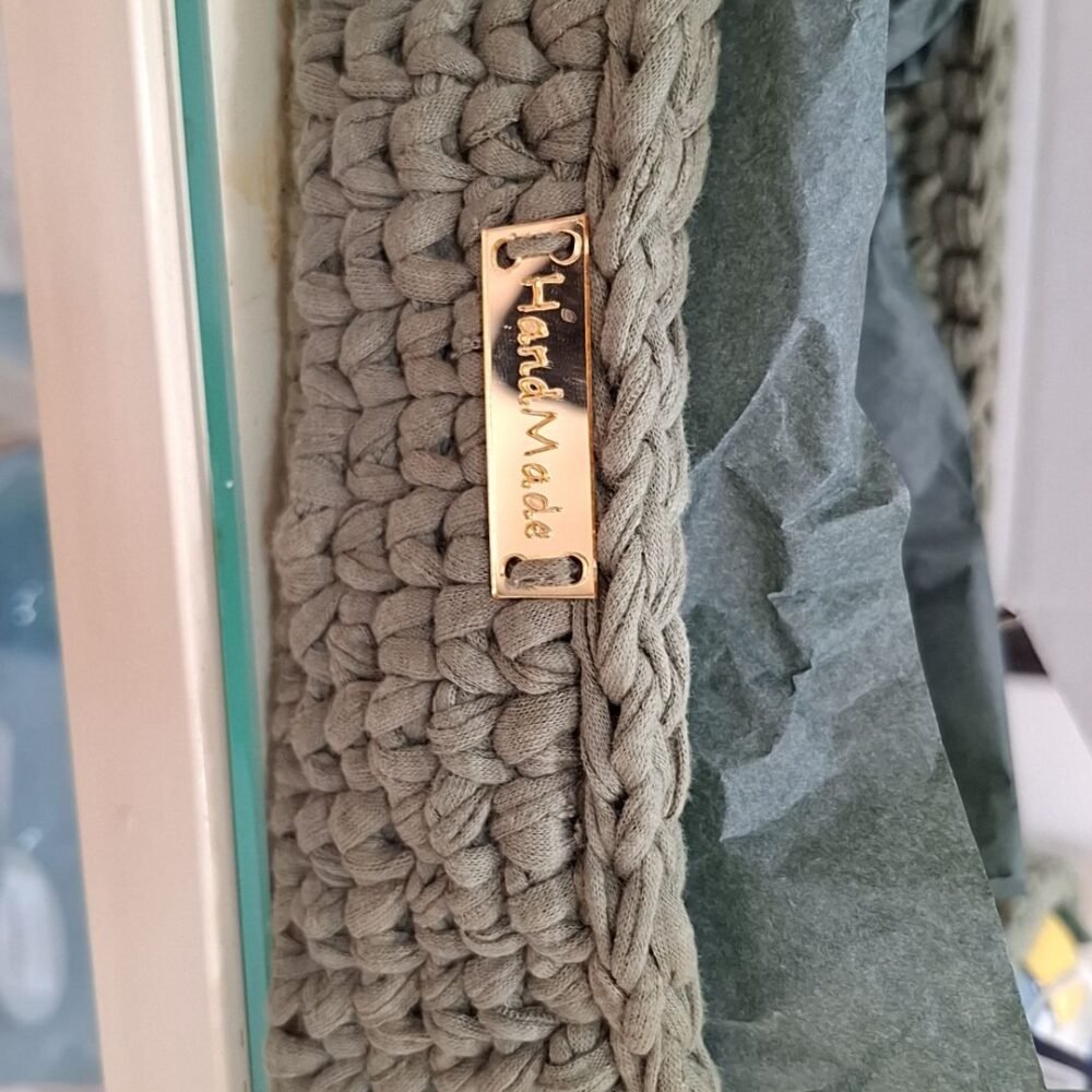 Panier macramé rectangulaire
